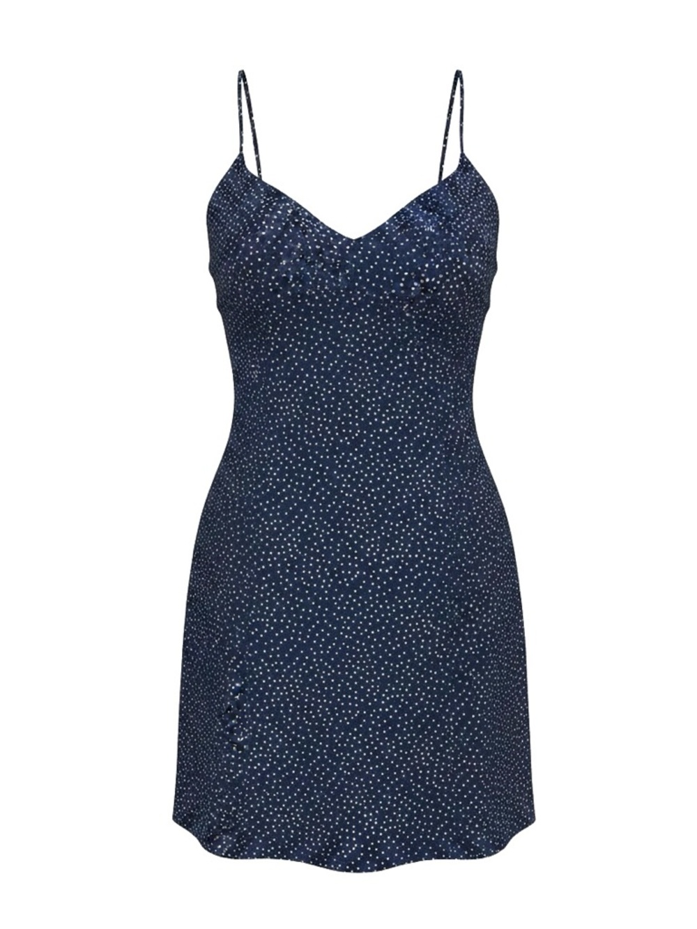 Jonathan Martin VTG Polka Dot Dress in Navy - sz 13/14